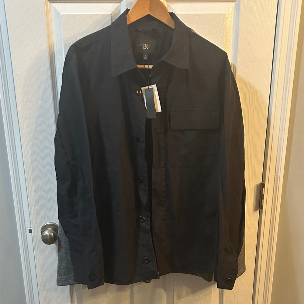 Banana Republic Men's Black Shirt Jacket